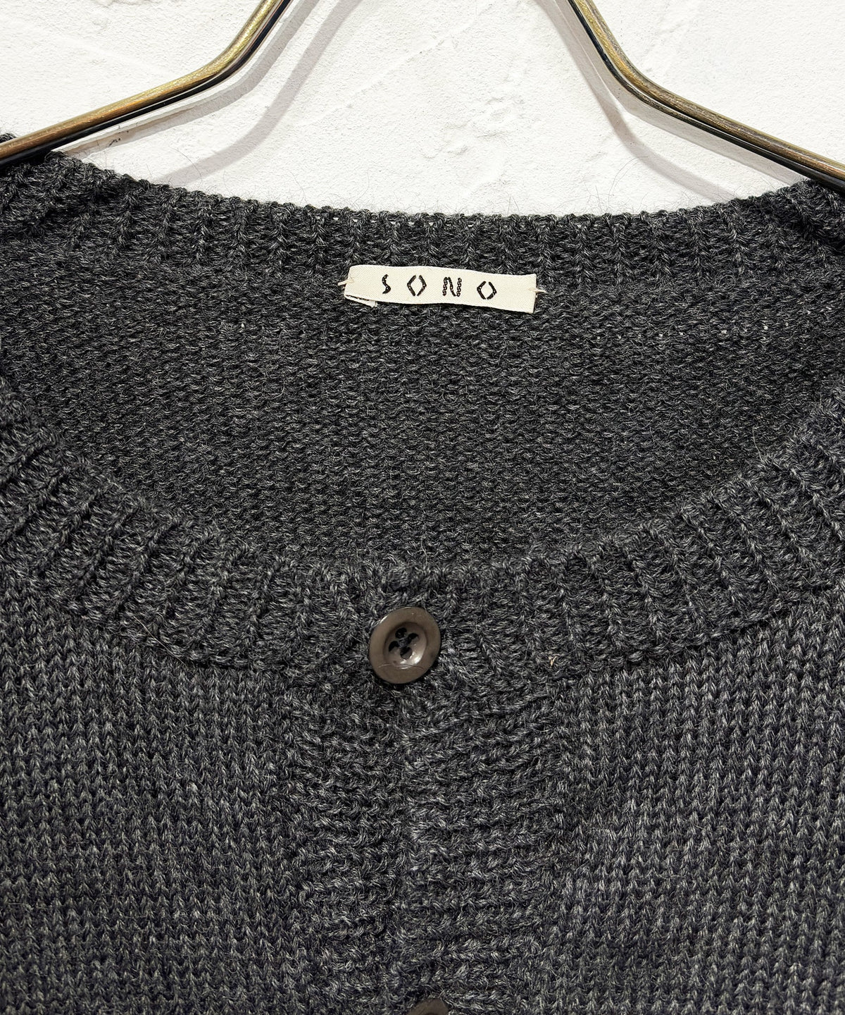 SONO - CASPA cardigan / CHARCOAL 商品画像 - DB&BAR