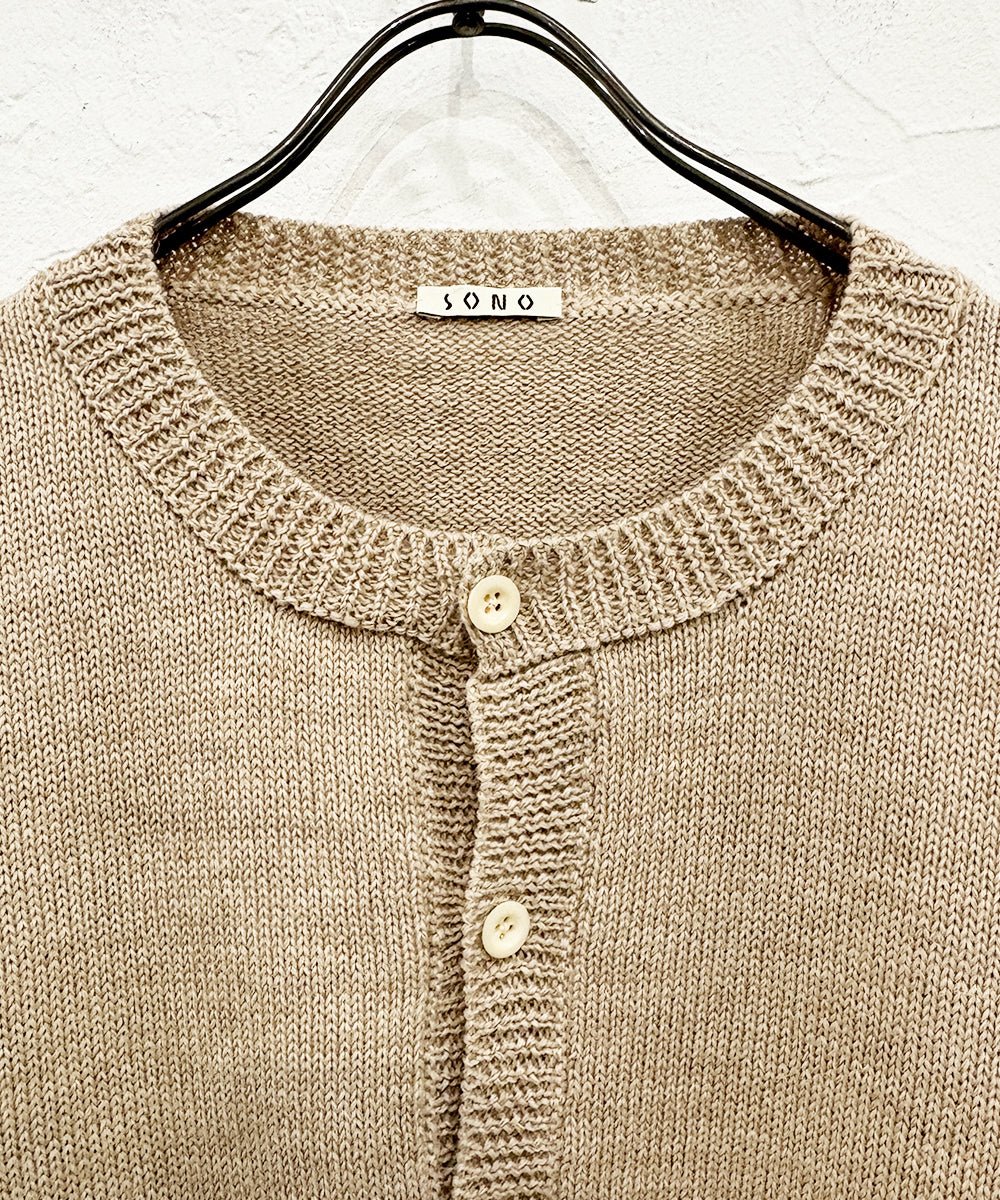 SONO - CASPA CARDIGAN OAT 商品画像 - DB&BAR