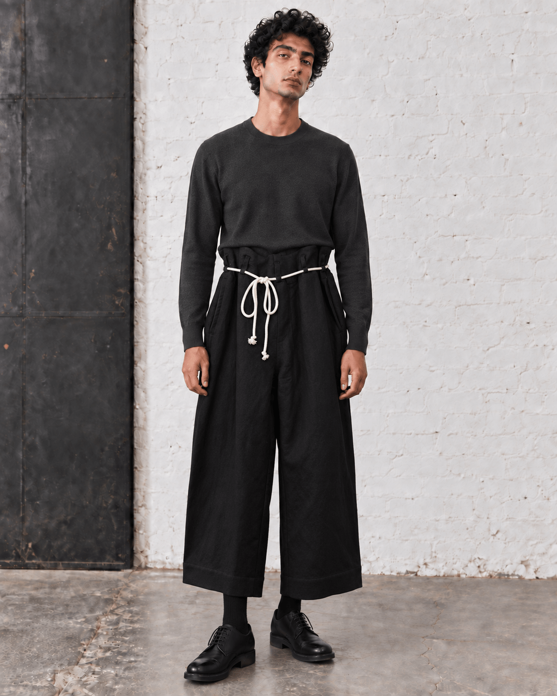 SONO - TUCKER TROUSERS BLACK 商品画像 - DB&BAR