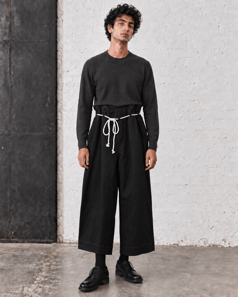 SONO - TUCKER TROUSERS BLACK 商品画像 - DB&BAR