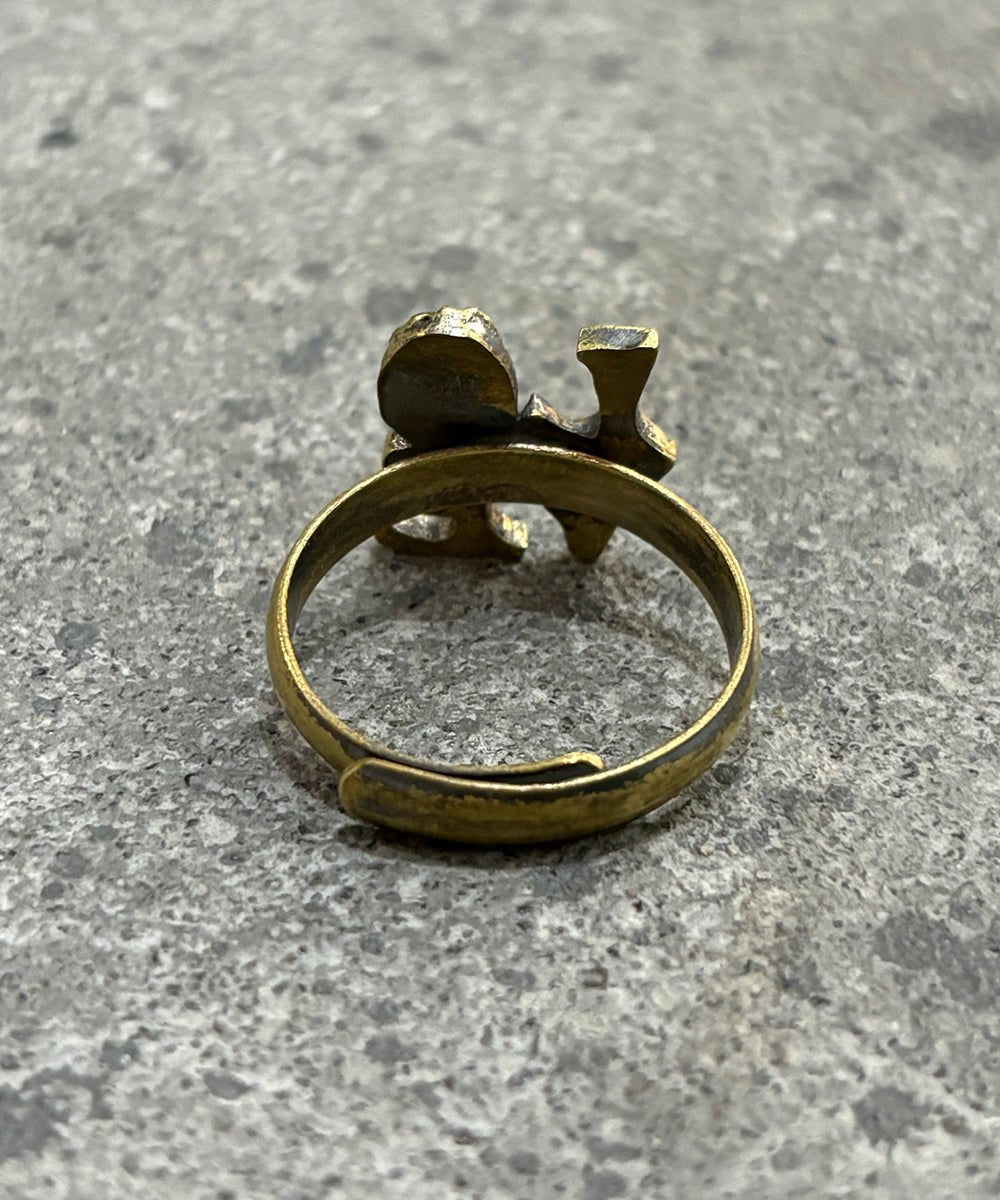 SOTHINGOOD - BRASS「LOVE」RING - DB&BAR