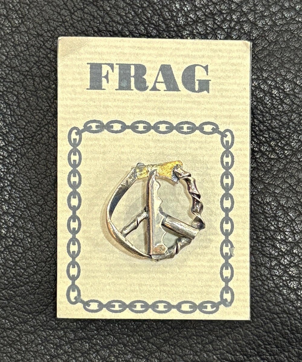 SOTHINGOOD - SILVER＆BRASS RECYCLE PEACE MARK PINZ 商品画像 - DB&BAR