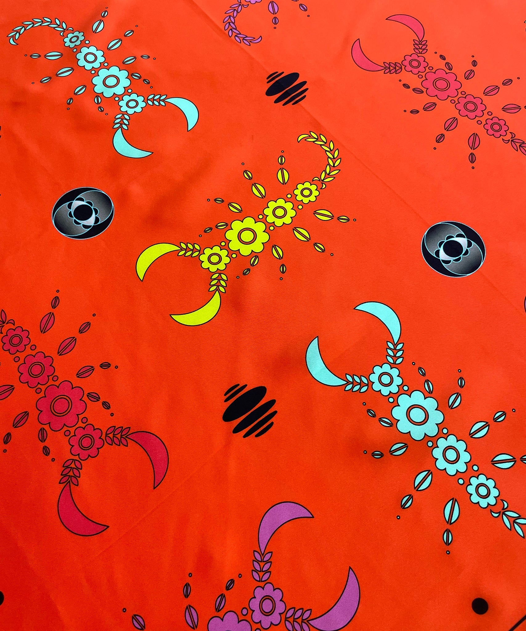 STUDIO 528hz - SCORPIO SZN ORANGE SILK SCARF / ORANGE - DB&BAR