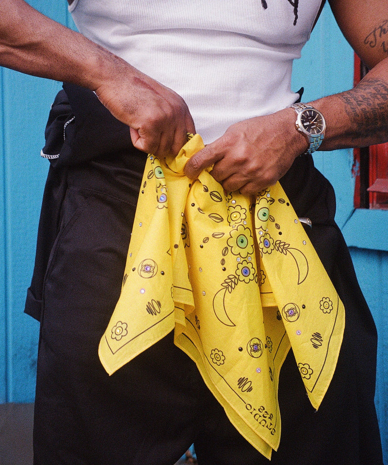 STUDIO 528hz - SCORPIO - YO! COTTON BANDANA / LEMON - DB&BAR