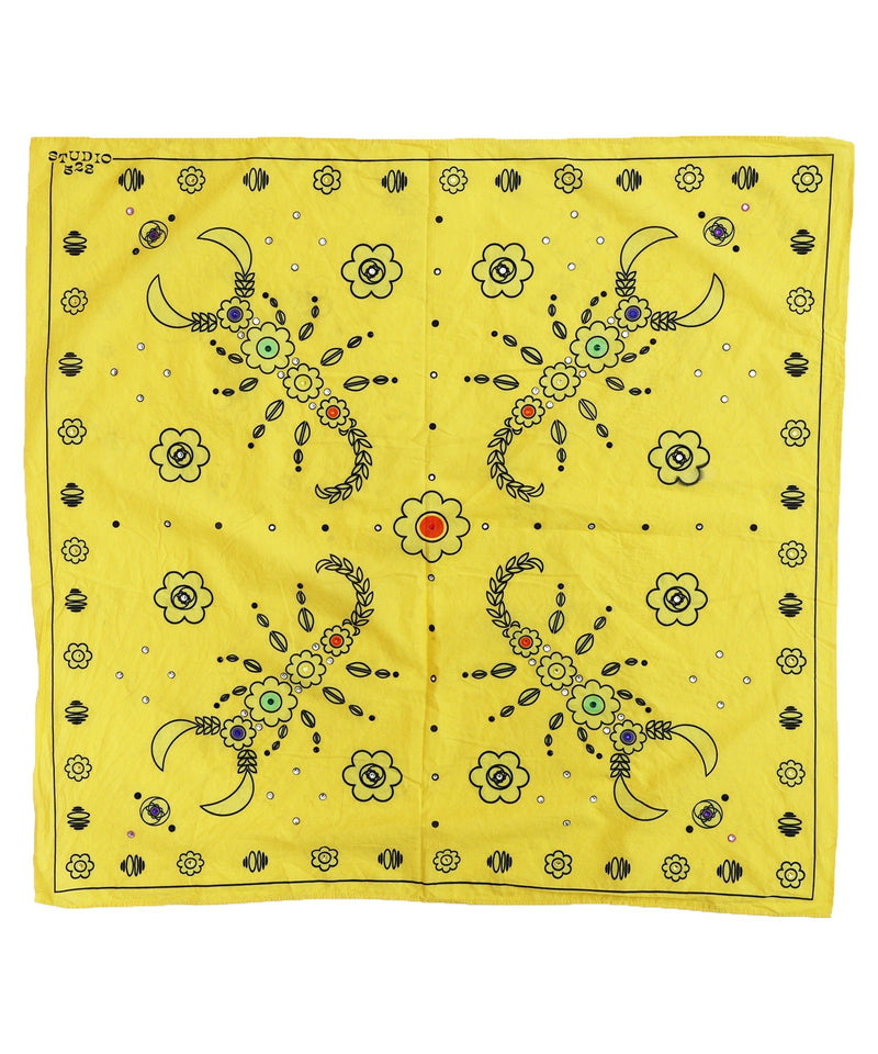 STUDIO 528hz - SCORPIO - YO! COTTON BANDANA / LEMON - DB&BAR