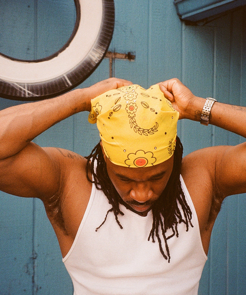 STUDIO 528hz - SCORPIO - YO! COTTON BANDANA / LEMON - DB&BAR