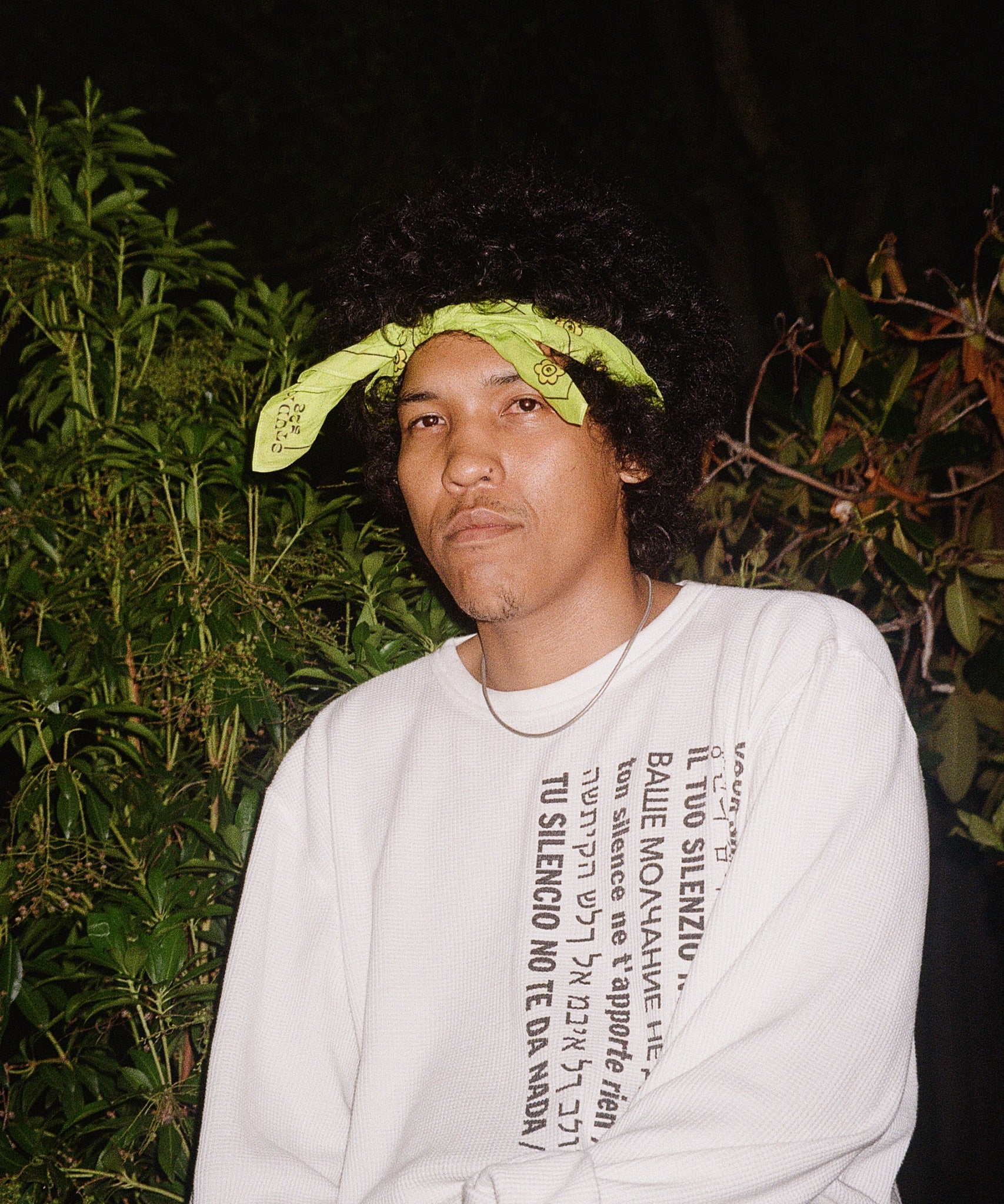 STUDIO 528hz - SCORPIO - YO! COTTON BANDANA / LIME - DB&BAR