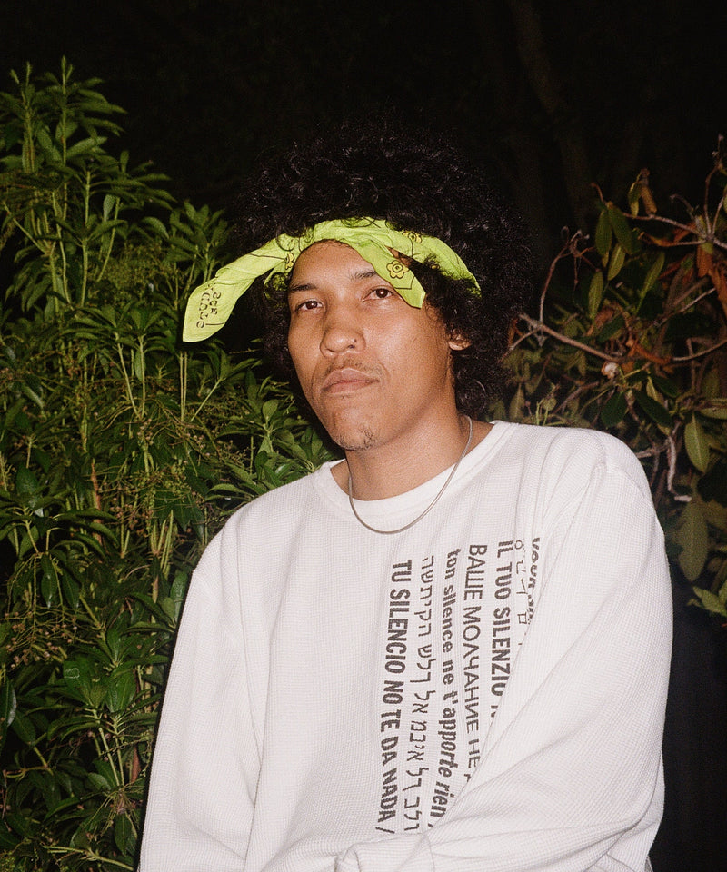 STUDIO 528hz - SCORPIO - YO! COTTON BANDANA / LIME - DB&BAR