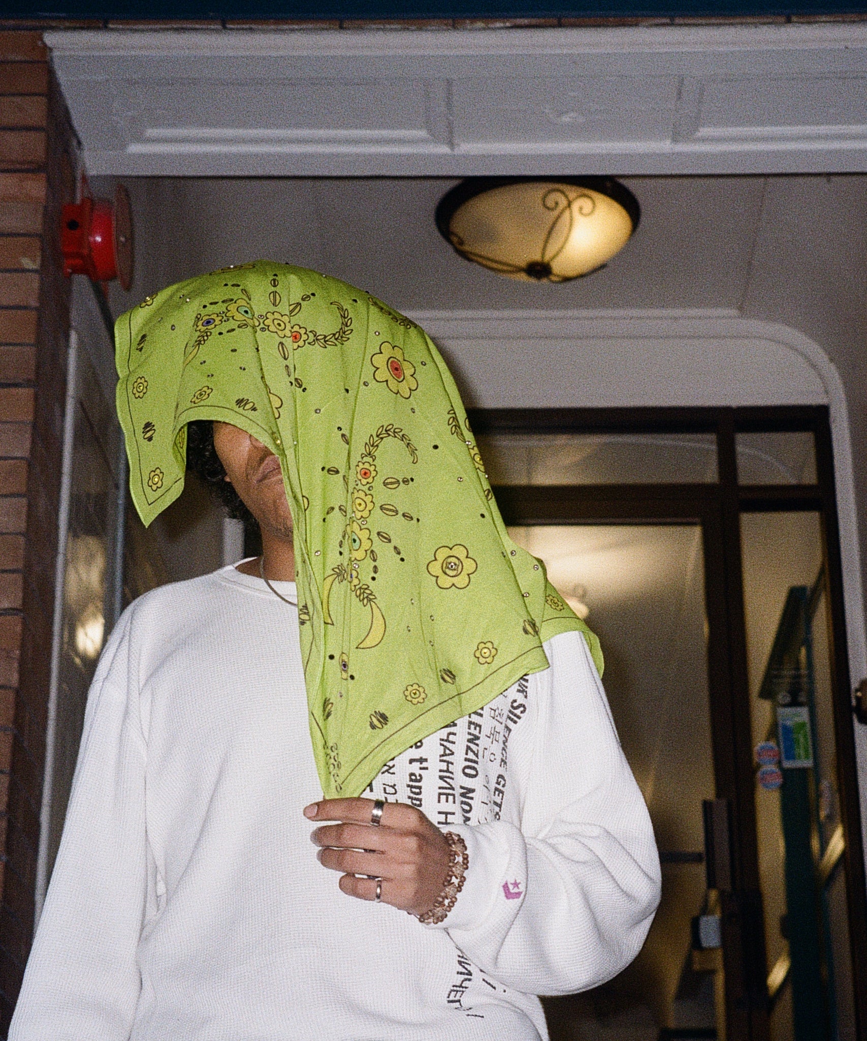 STUDIO 528hz - SCORPIO - YO! COTTON BANDANA / LIME - DB&BAR
