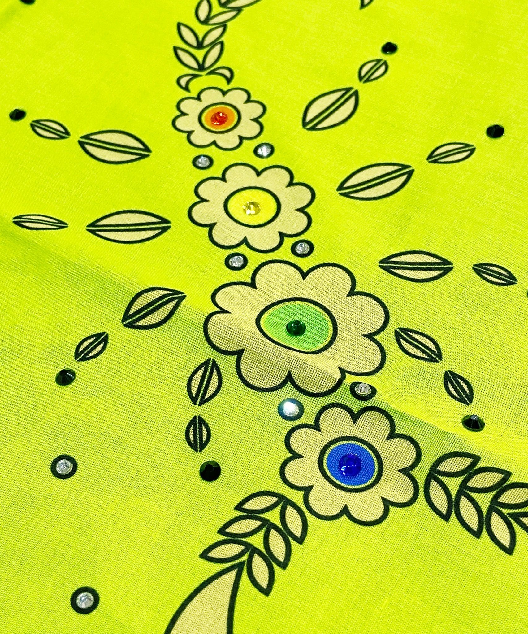 STUDIO 528hz - SCORPIO - YO! COTTON BANDANA / LIME - DB&BAR