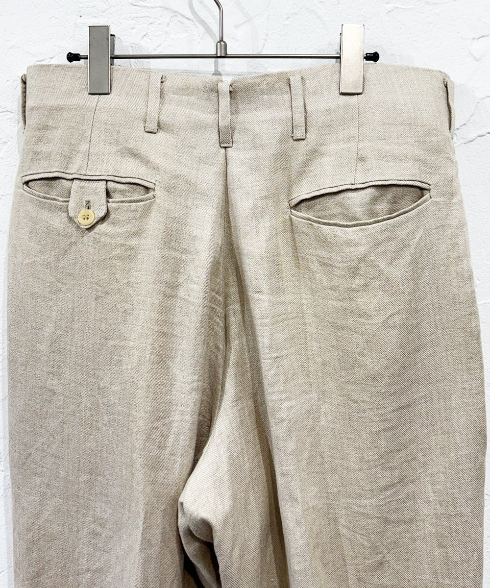 Timeless Treasures - NEW REPUBLIC two tuck linen slacks 商品画像 - DB&BAR