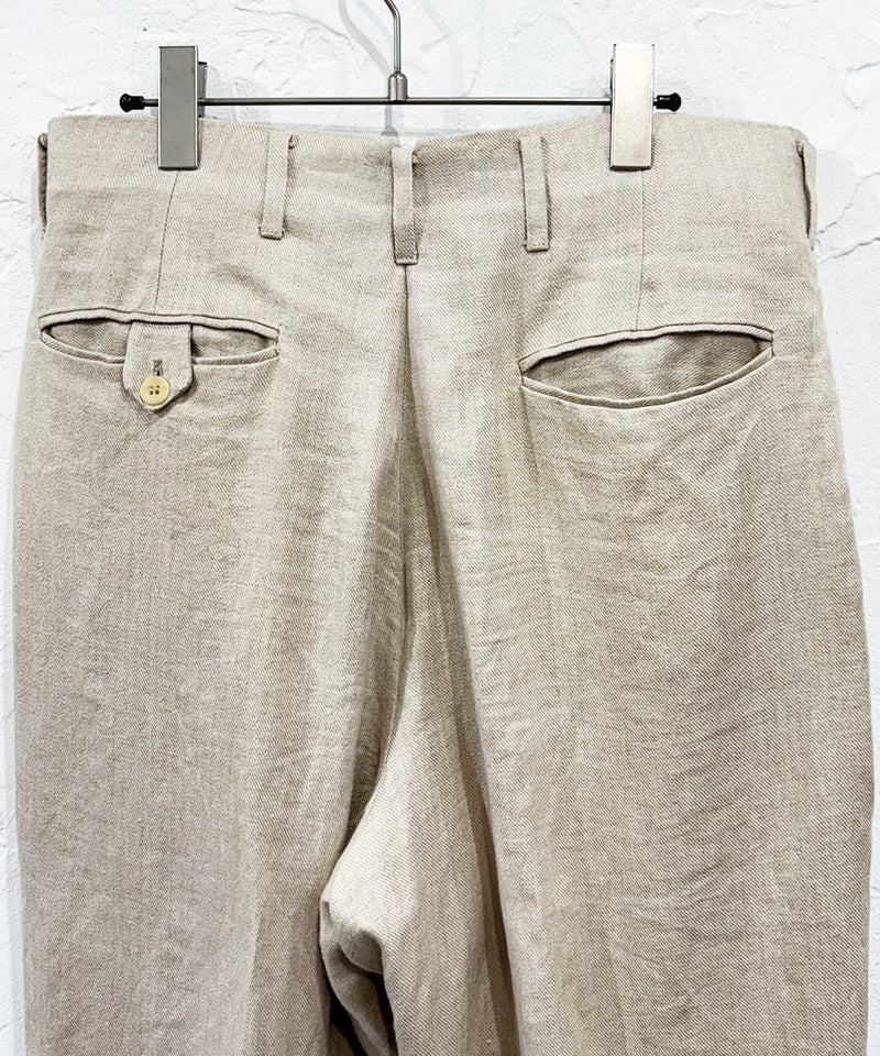 Timeless Treasures - NEW REPUBLIC two tuck linen slacks 商品画像 - DB&BAR