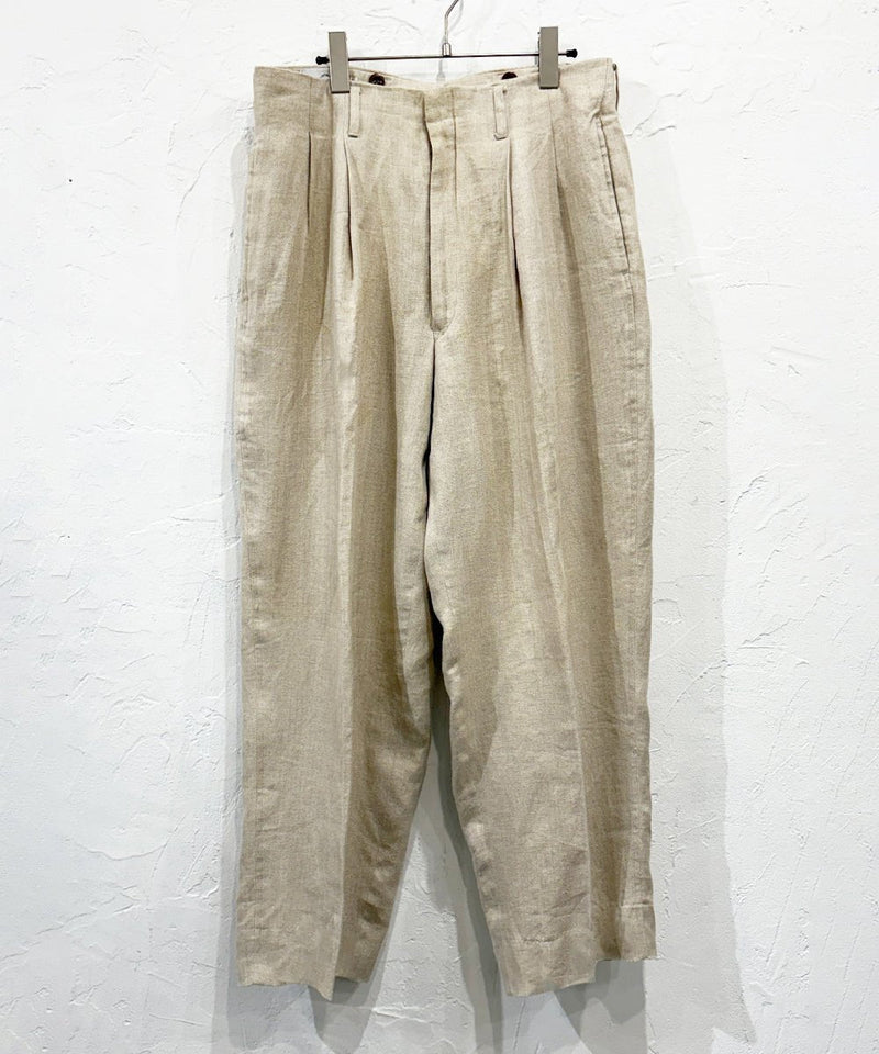 Timeless Treasures - NEW REPUBLIC two tuck linen slacks 商品画像 - DB&BAR