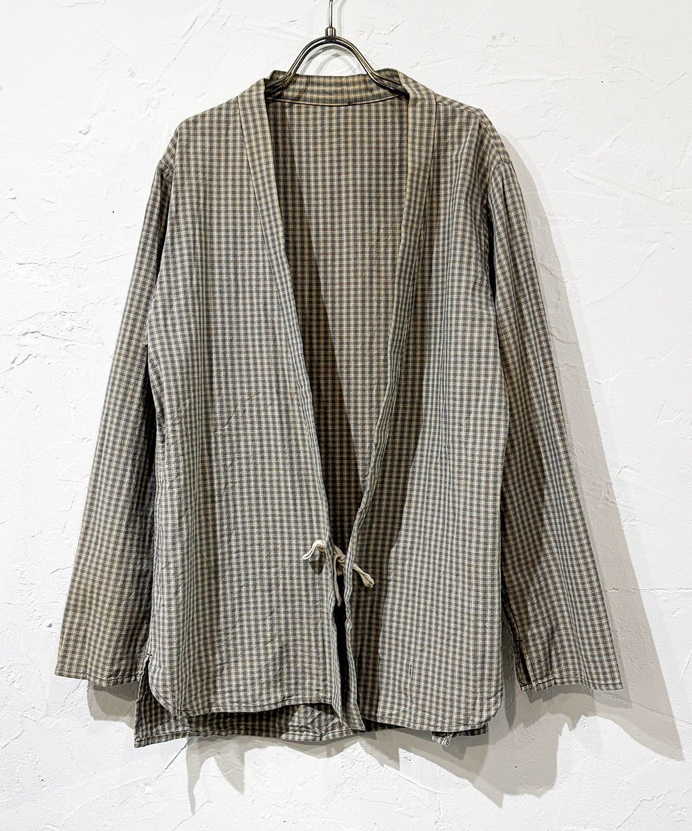 Timeless Treasures : theSakaki - HAORI CHECK SHIRT - DB&BAR