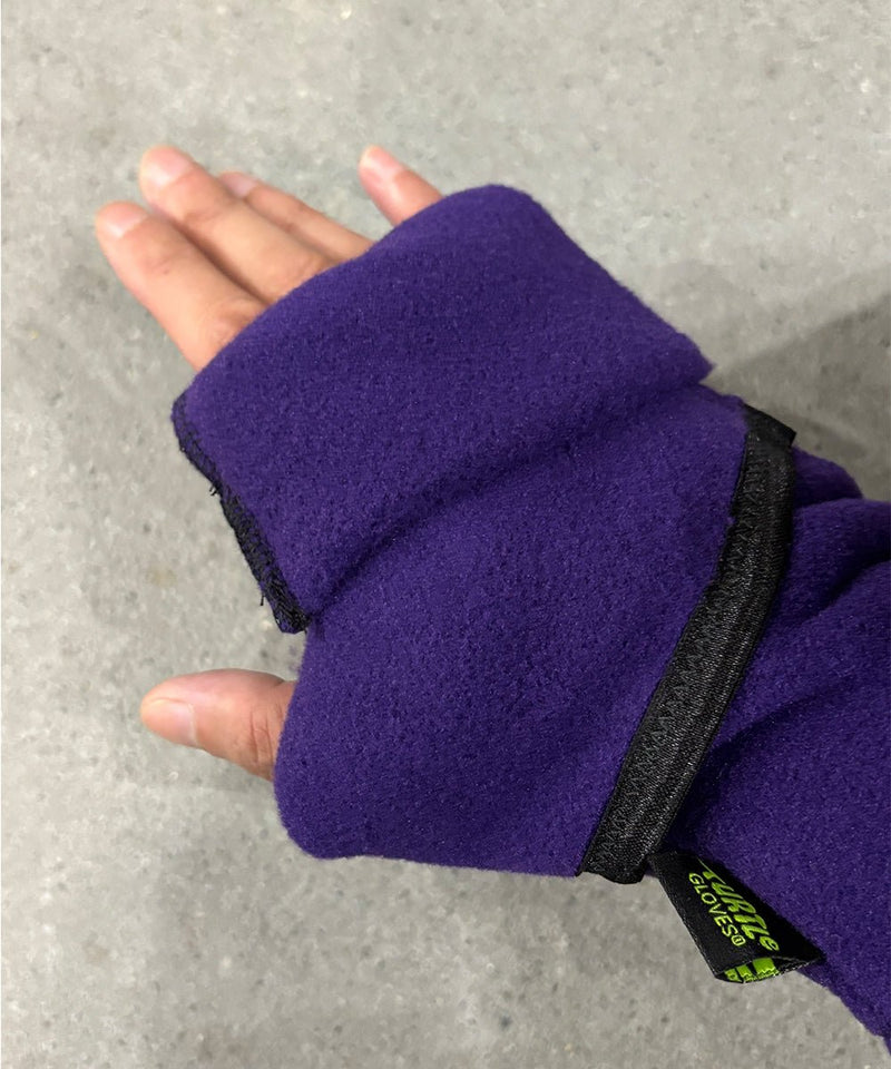 TURTLE GLOVES - TURTLE FLAP MITTENS COZY WINTER FLEECE / PURPLE 商品画像 - DB&BAR