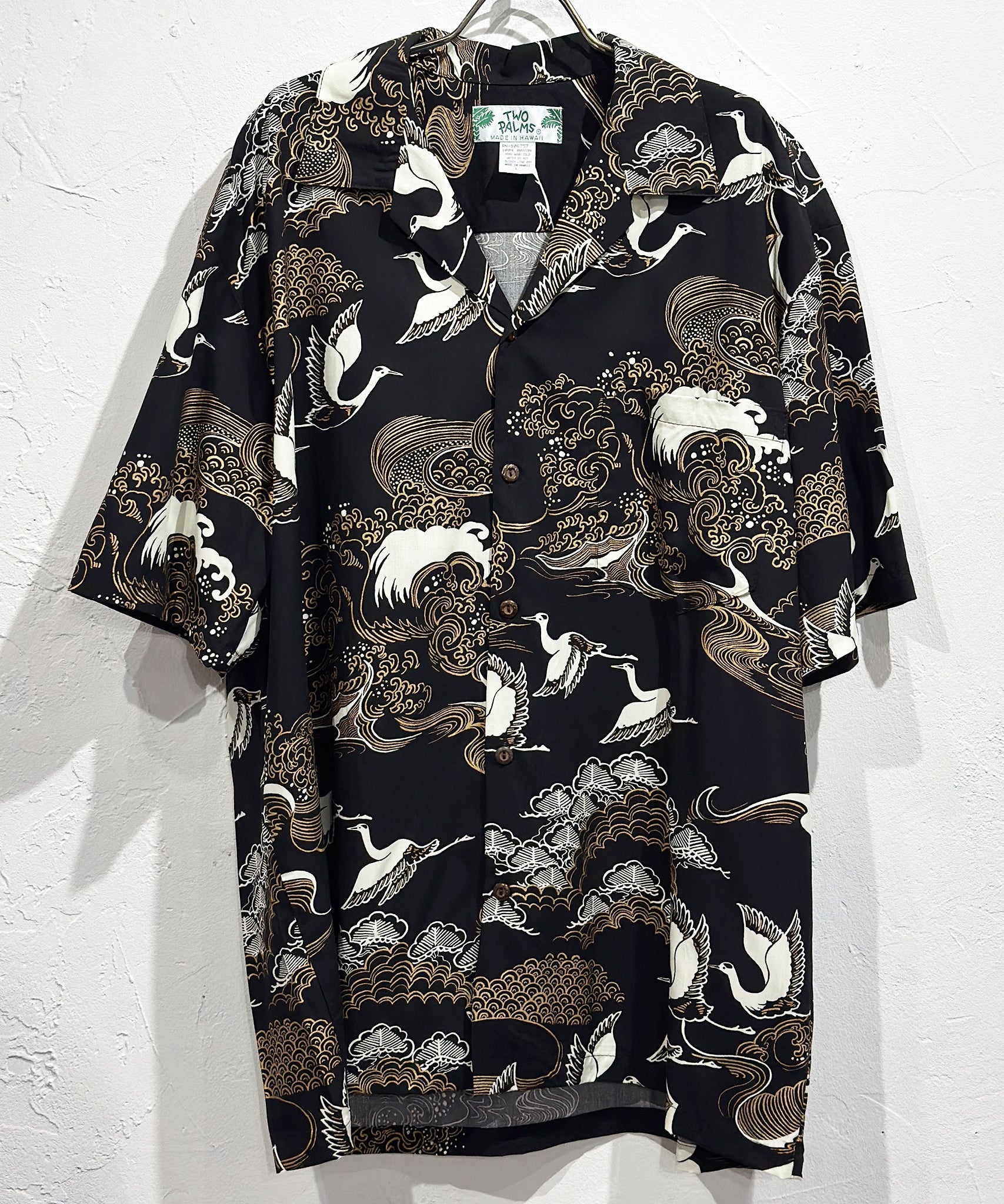TWO PALMS - RAYON HAWAIIAN SHIRTS “CRANE” 商品画像 - DB&BAR