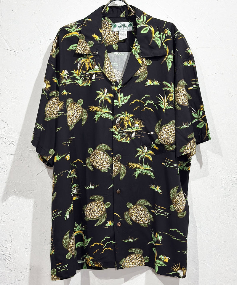 TWO PALMS - RAYON HAWAIIAN SHIRTS “TURTLE” 商品画像 - DB&BAR