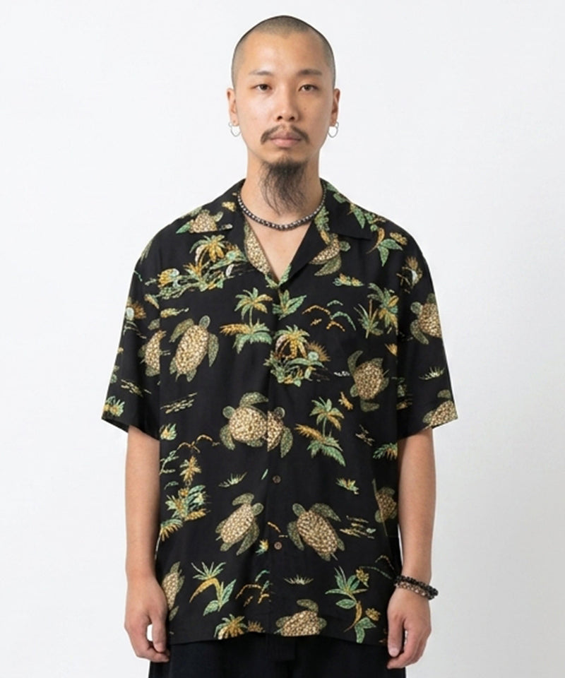 TWO PALMS - RAYON HAWAIIAN SHIRTS “TURTLE” 商品画像 - DB&BAR