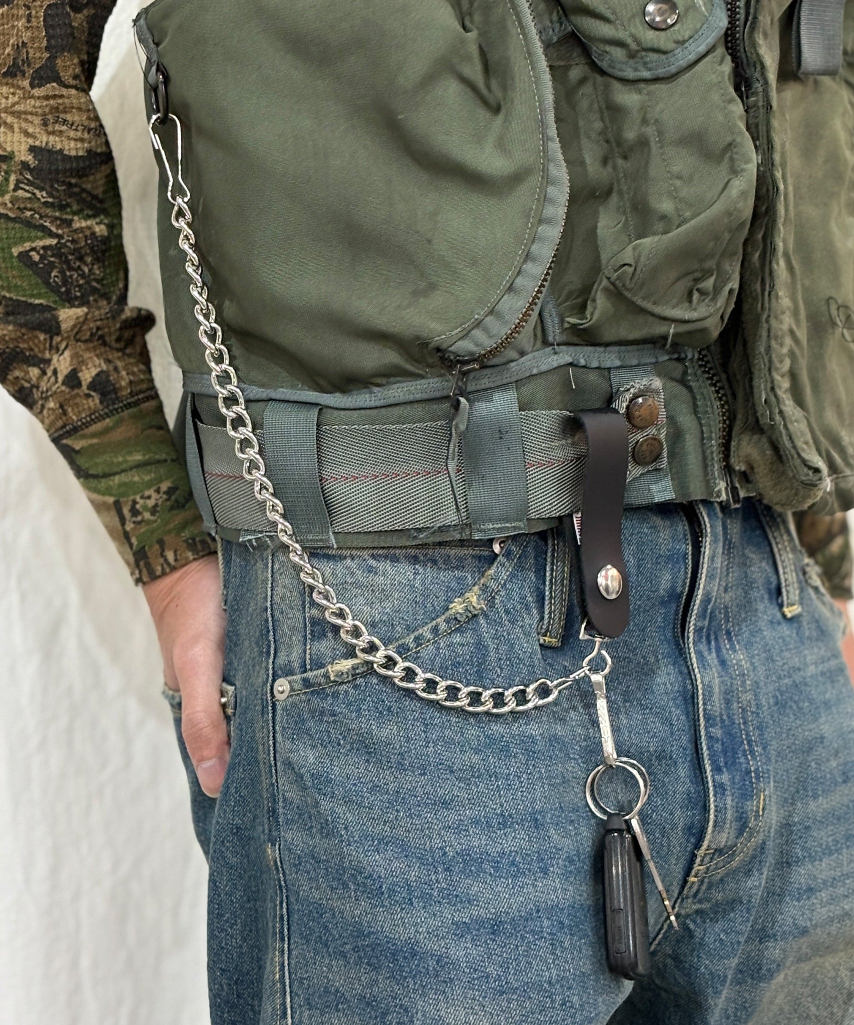 U.S. LEATHER ACCESSORIES - KEYCHAIN / BLACK 商品画像 - DB&BAR