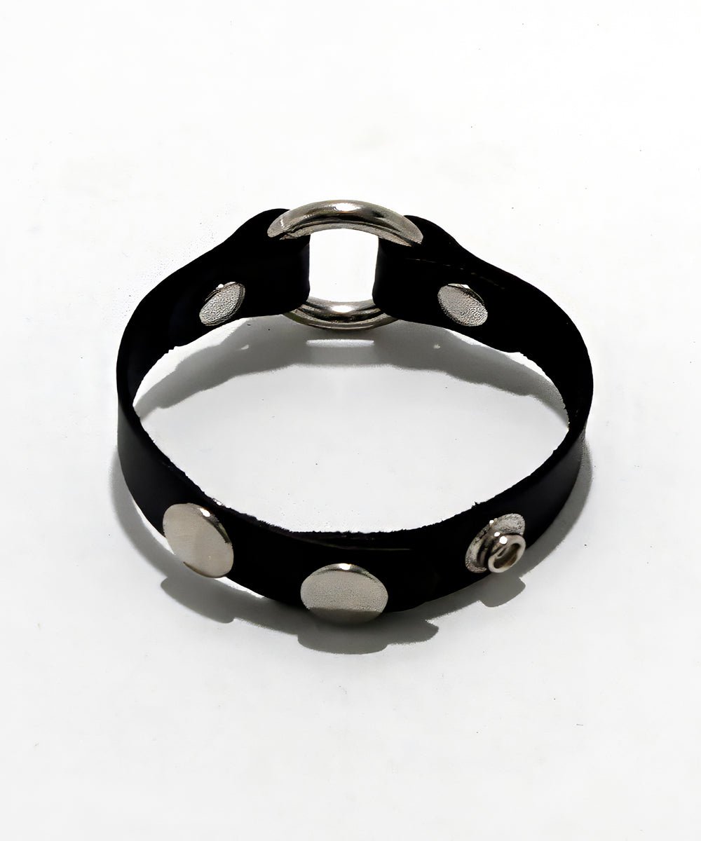 U.S. LEATHER ACCESSORIES - RING BRACELET / BLACK 商品画像 - DB&BAR