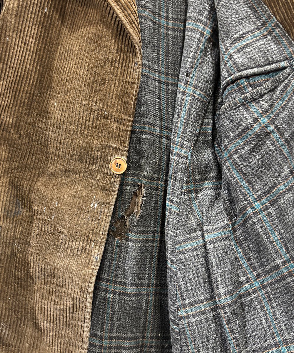 VINTAGE - 40'S CORDUROY HUNTING JACKET - DB&BAR