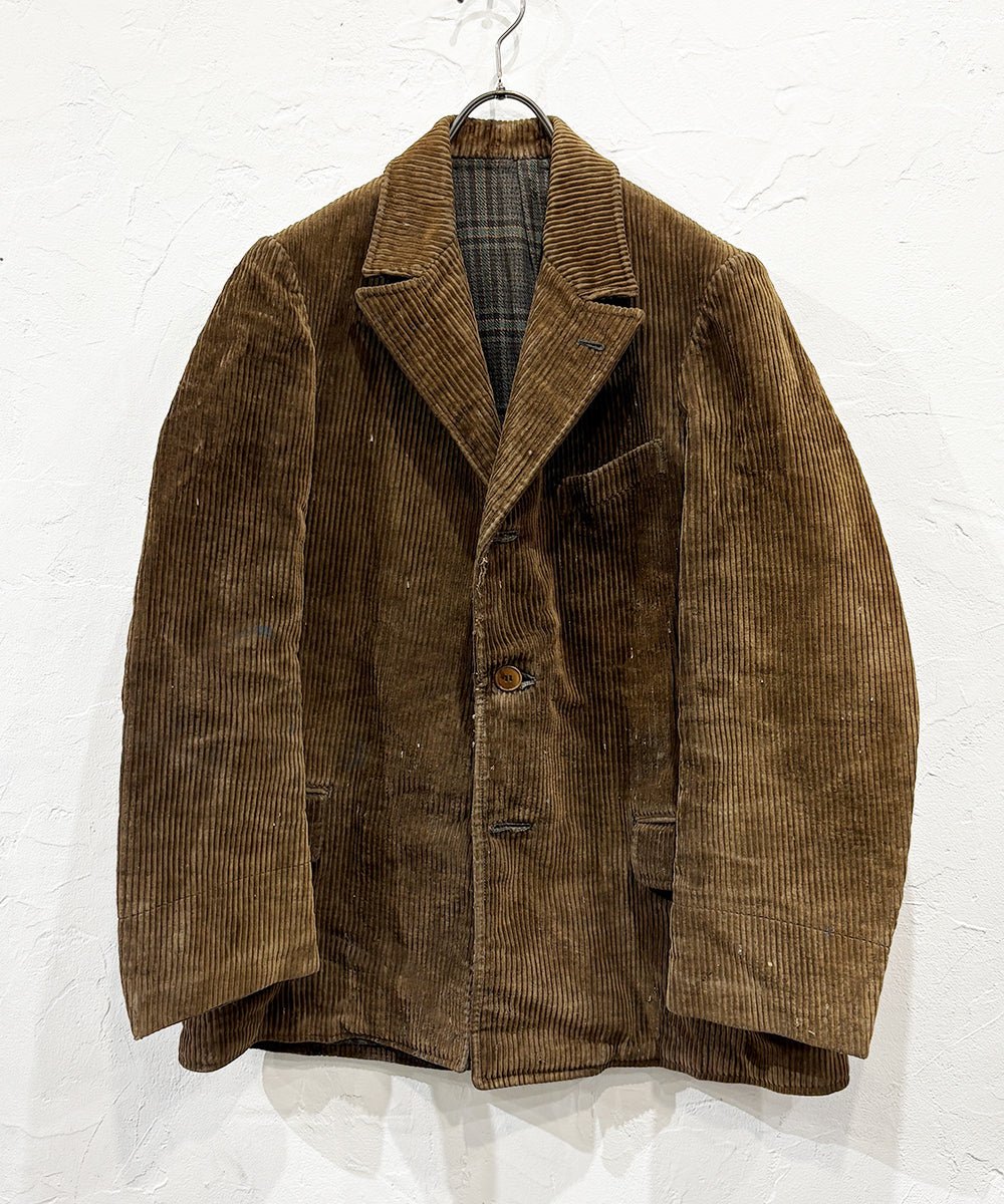 VINTAGE - 40'S CORDUROY HUNTING JACKET - DB&BAR