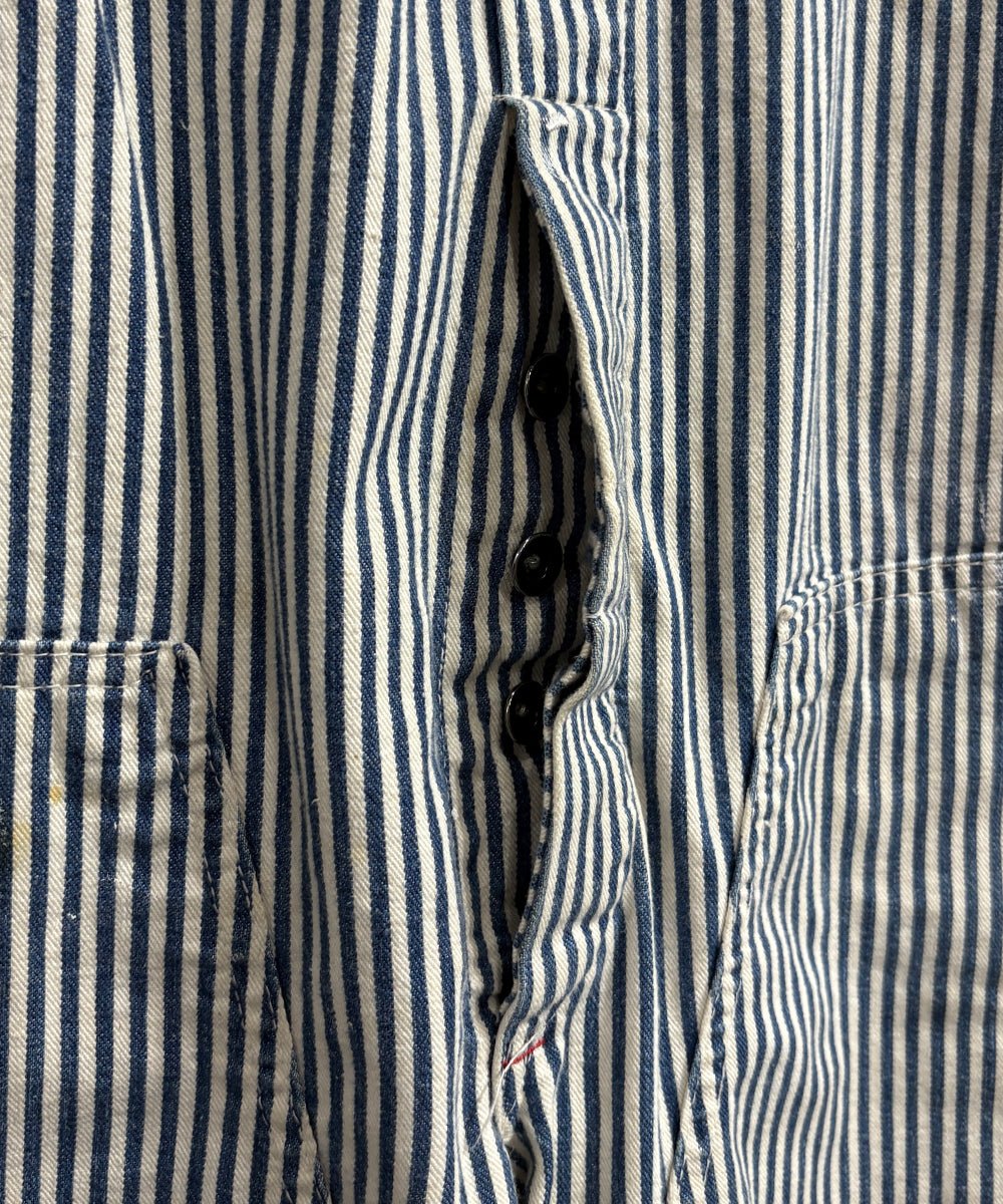 VINTAGE - BIG MAC HICKORY STRIPE BIB OVERALLS - DB&BAR