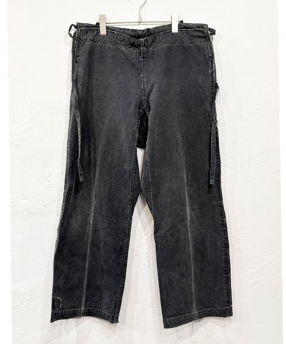 VINTAGE - BLACK DYED JUDO UNIFORM PANTS 商品画像 - DB&BAR