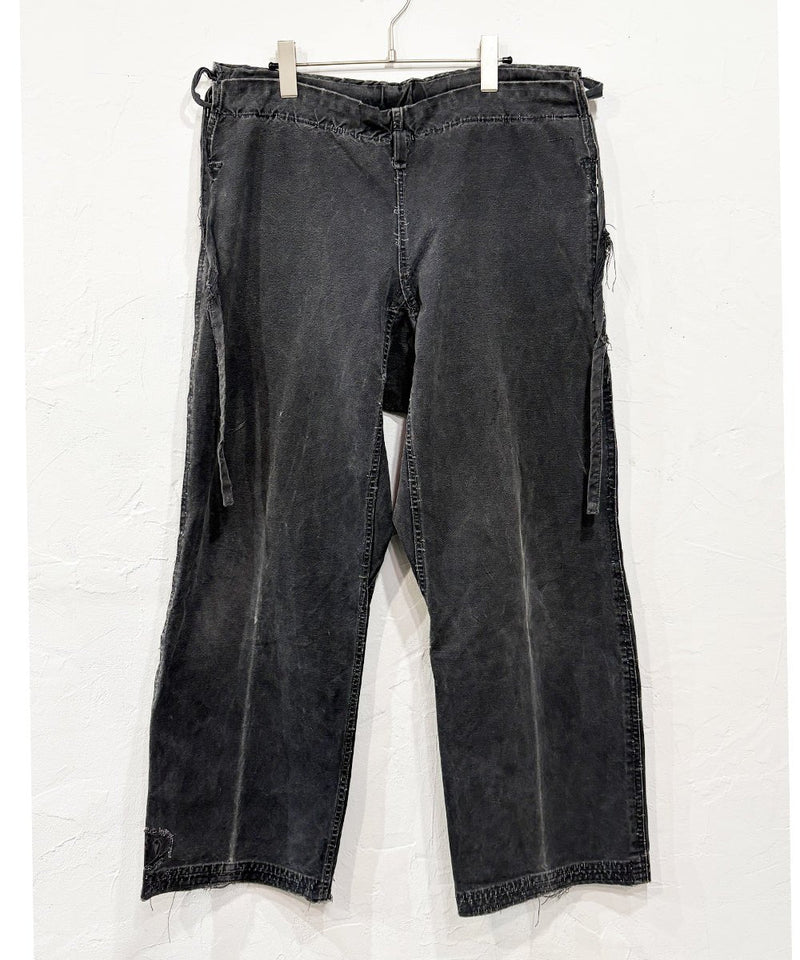 VINTAGE - BLACK DYED JUDO UNIFORM PANTS 商品画像 - DB&BAR