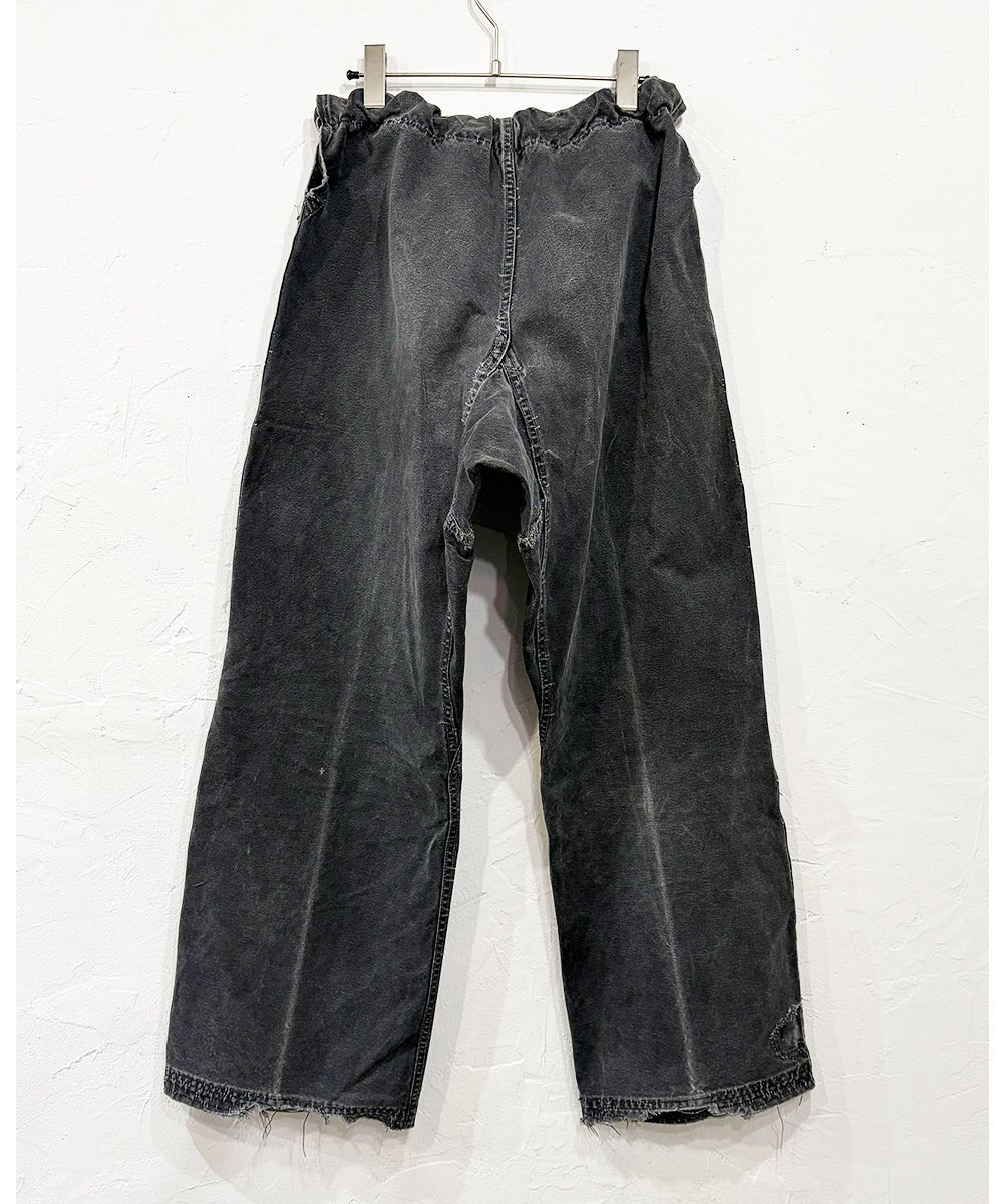 VINTAGE - BLACK DYED JUDO UNIFORM PANTS 商品画像 - DB&BAR