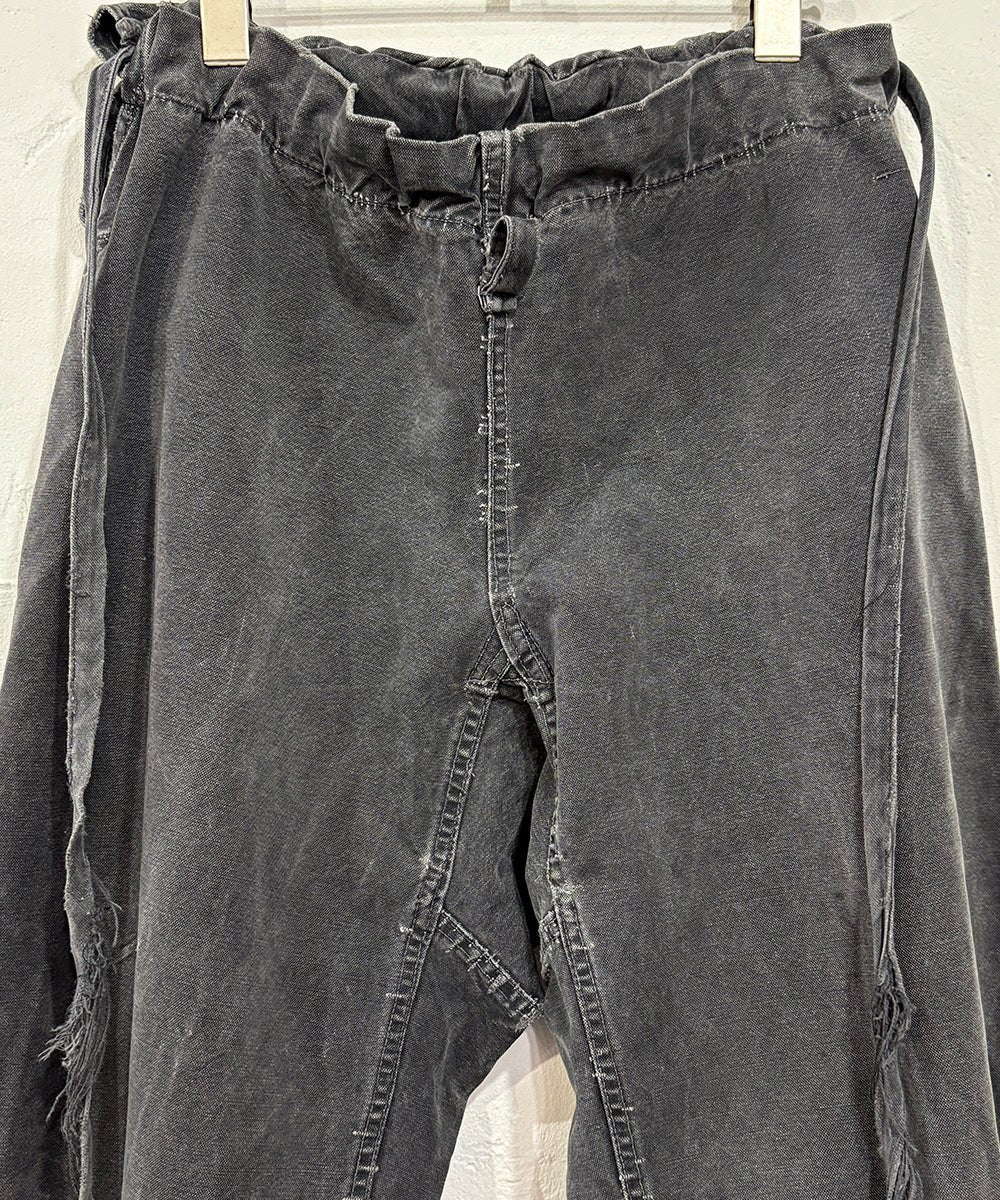 VINTAGE - BLACK DYED JUDO UNIFORM PANTS 商品画像 - DB&BAR