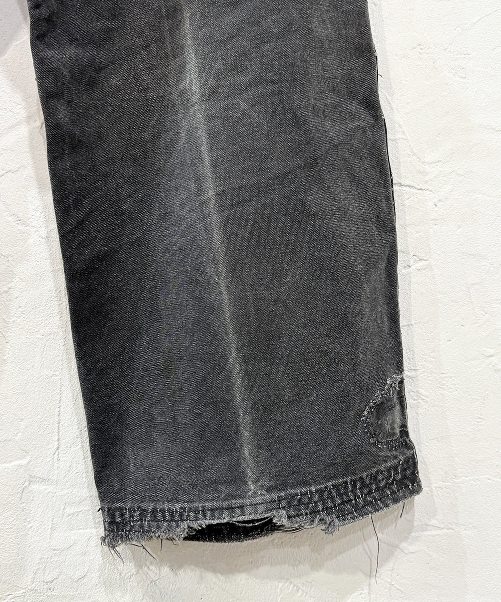 VINTAGE - BLACK DYED JUDO UNIFORM PANTS 商品画像 - DB&BAR