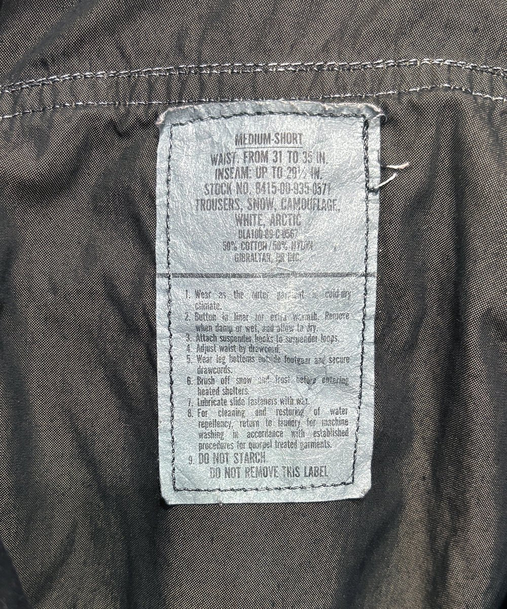 VINTAGE - BLACK DYED US MILITARY OVER PANTS - DB&BAR