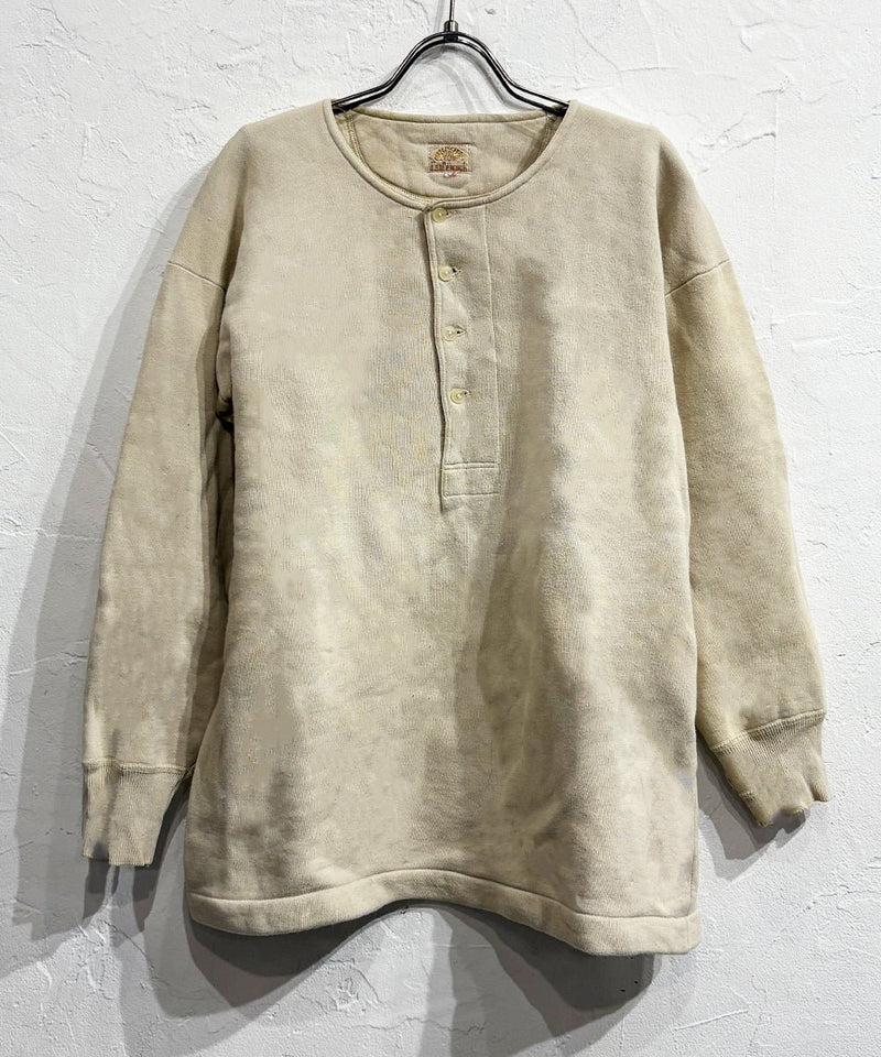 VINTAGE - “FAN PEACOCK” JAPANESE HENLEY NECK SHIRT 商品画像 - DB&BAR