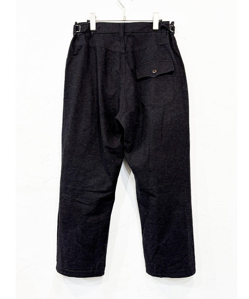 VINTAGE - FRENCH BLACK FABRIC CHINA JACKET AND PANTS - DB&BAR
