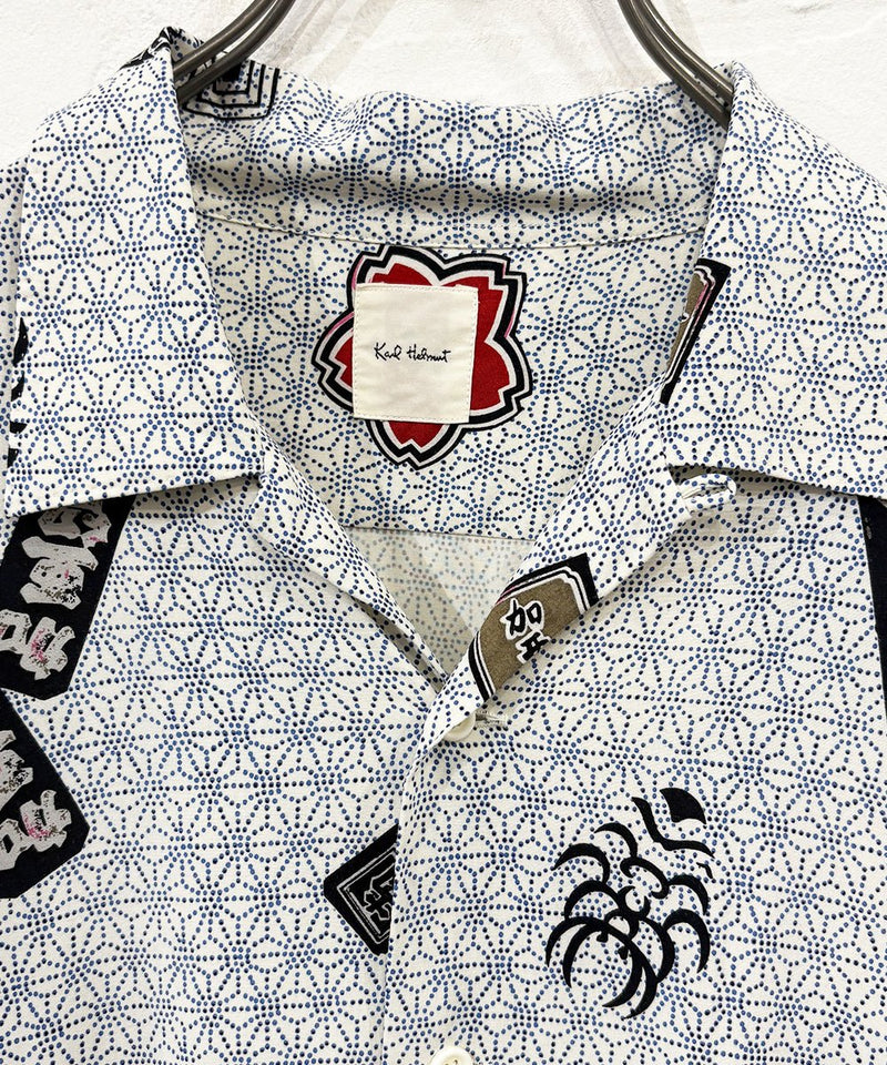 VINTAGE - KARL HELMUT RAYON SHORT SLEEVE SHIRTS 和柄 商品画像 - DB&BAR