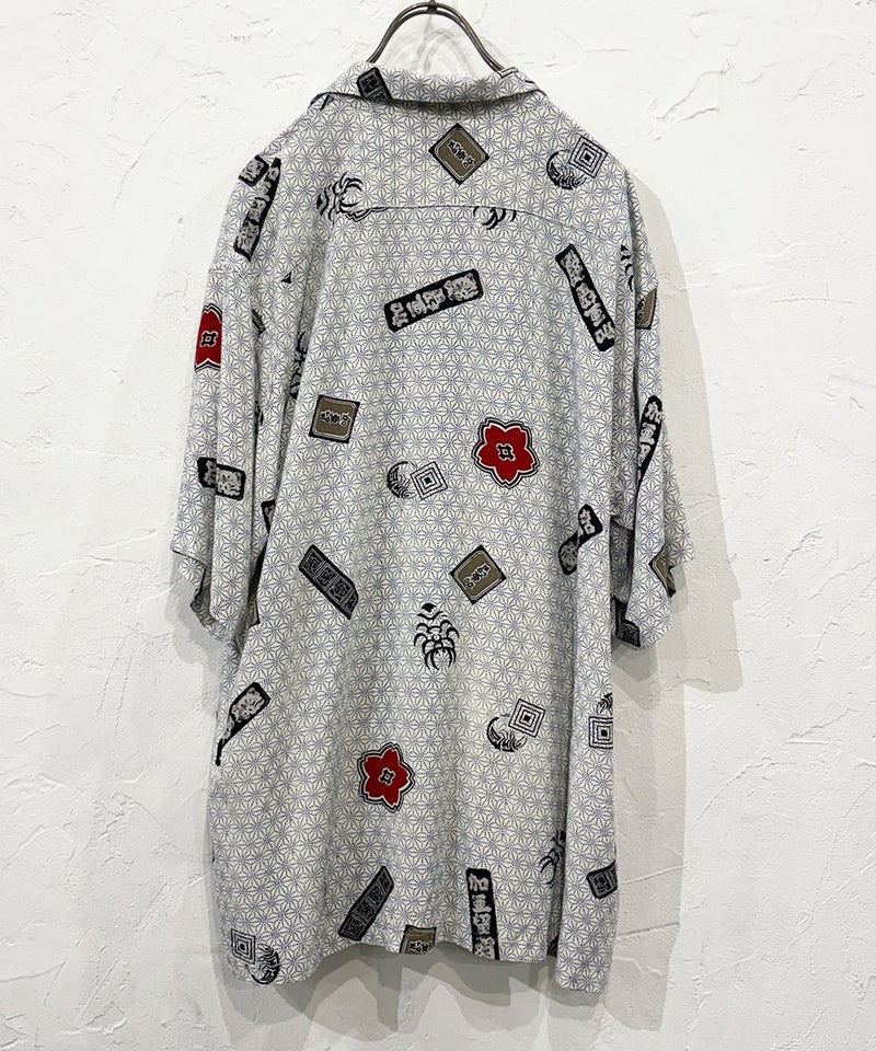 VINTAGE - KARL HELMUT RAYON SHORT SLEEVE SHIRTS 和柄 商品画像 - DB&BAR