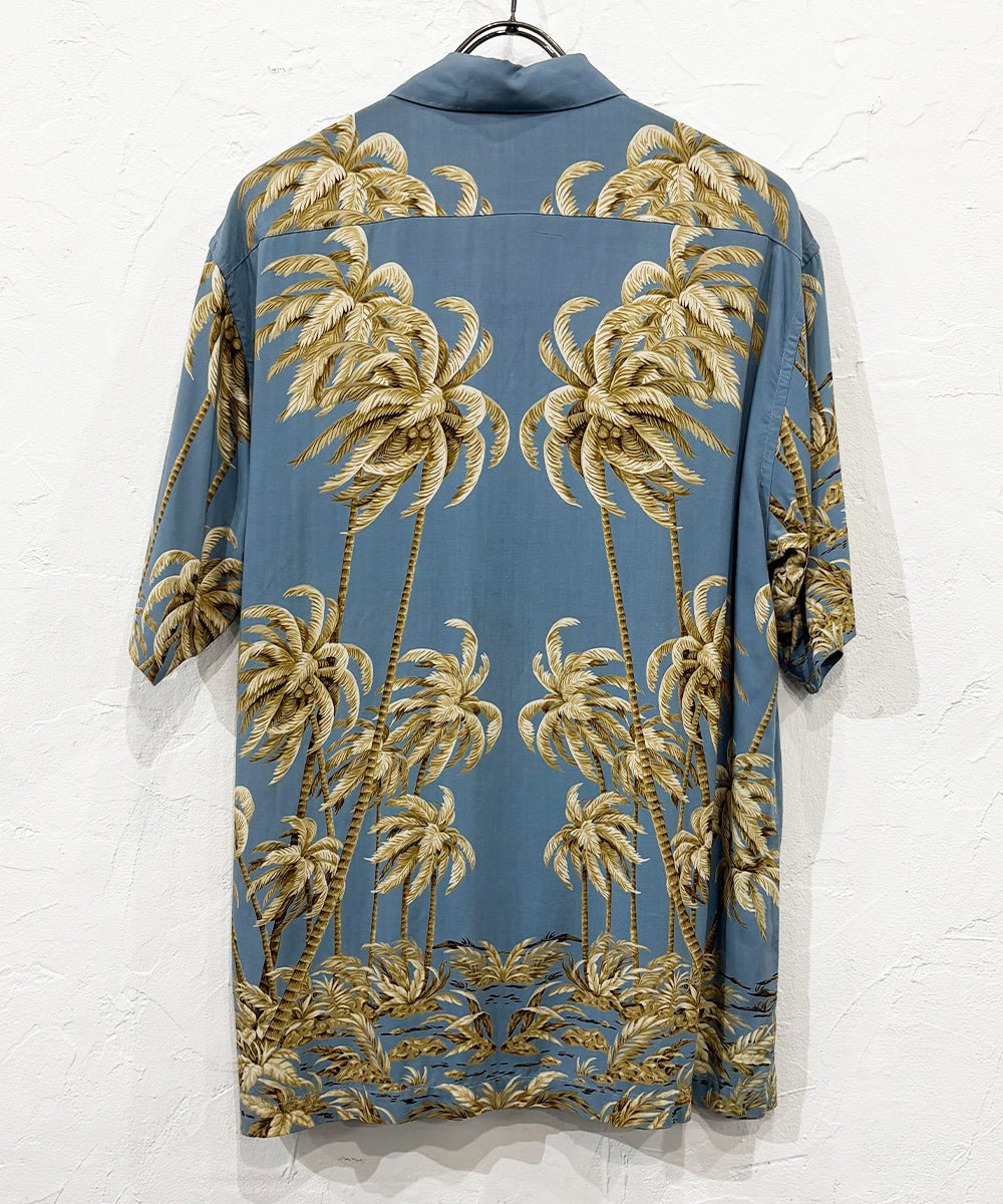 VINTAGE - KARL HELMUT RAYON SHORT SLEEVE SHIRTS PALM TREE 商品画像 - DB&BAR