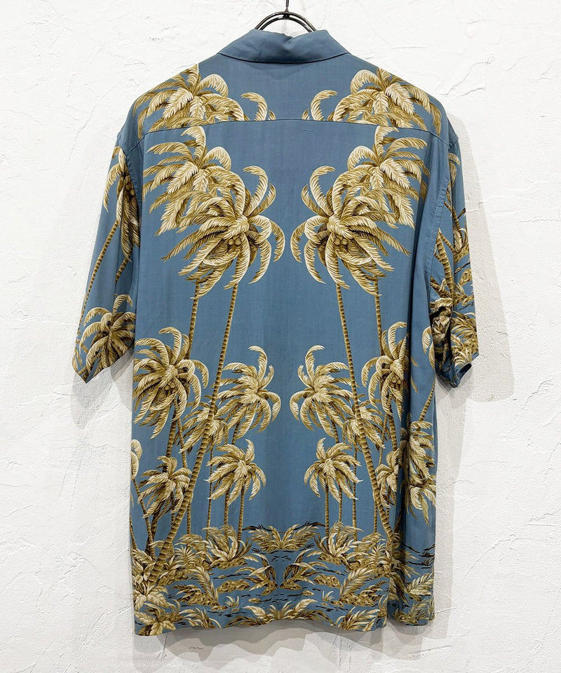 VINTAGE - KARL HELMUT RAYON SHORT SLEEVE SHIRTS PALM TREE 商品画像 - DB&BAR