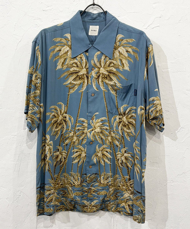 VINTAGE - KARL HELMUT RAYON SHORT SLEEVE SHIRTS PALM TREE 商品画像 - DB&BAR