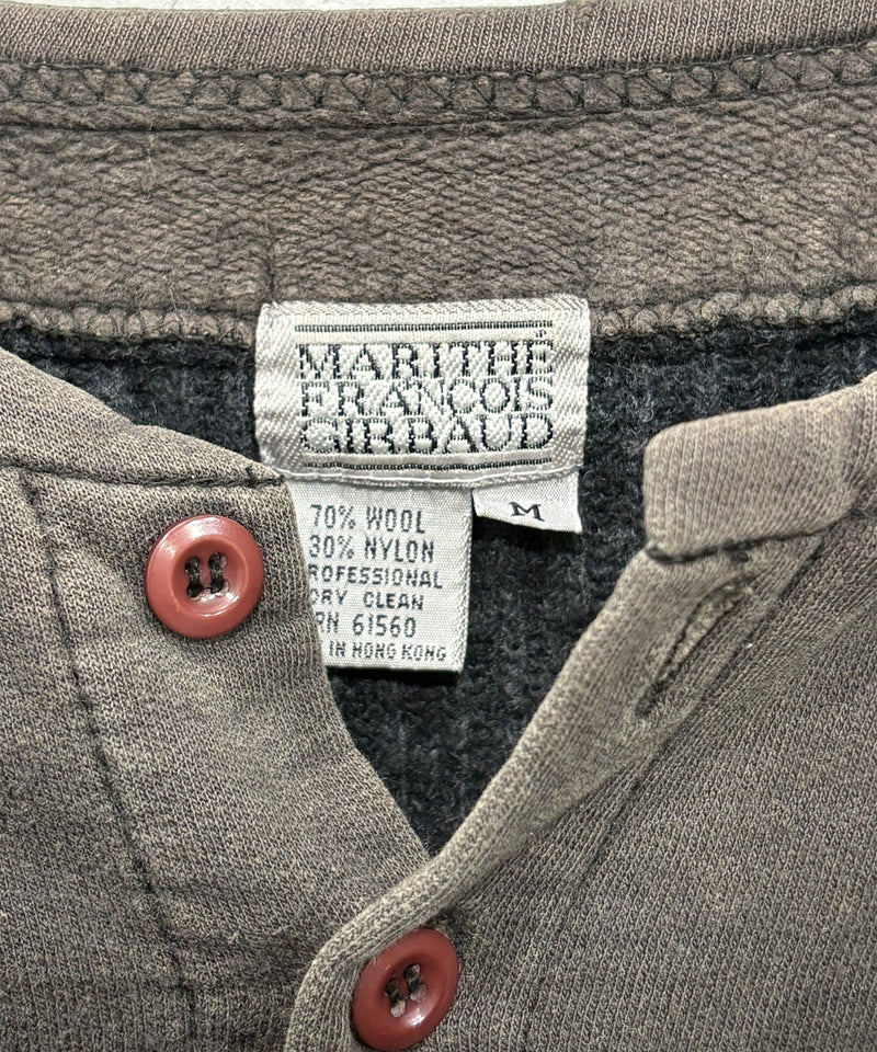 VINTAGE - MARITHÉ + FRANÇOIS GIRBAUD LAYERED KNIT HENLEY 商品画像 - DB&BAR
