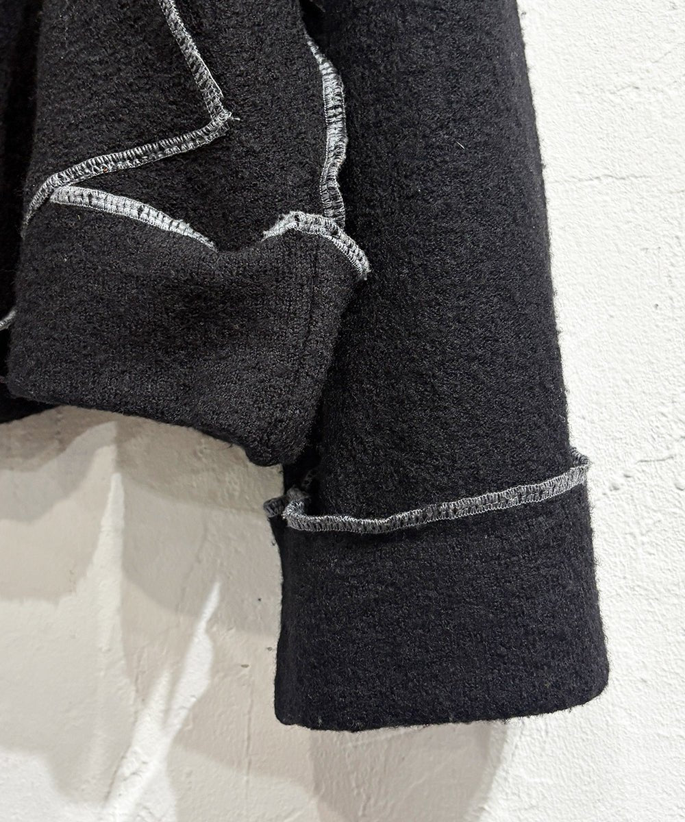 VINTAGE - OVERSTITCH KNIT CARDIGAN - DB&BAR