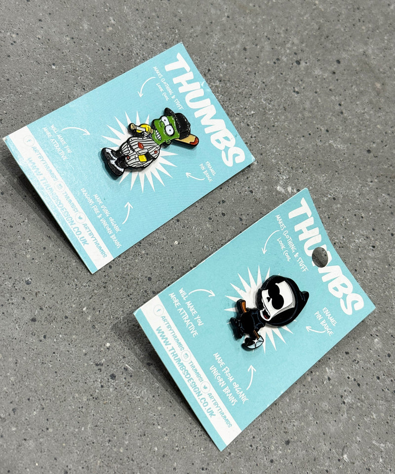 VINTAGE - PIN BADGE SET by THUMBS11 商品画像 - DB&BAR