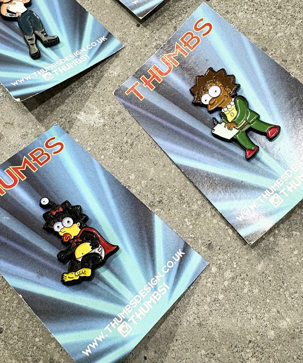 VINTAGE - PIN BADGE SET by THUMBS2 商品画像 - DB&BAR