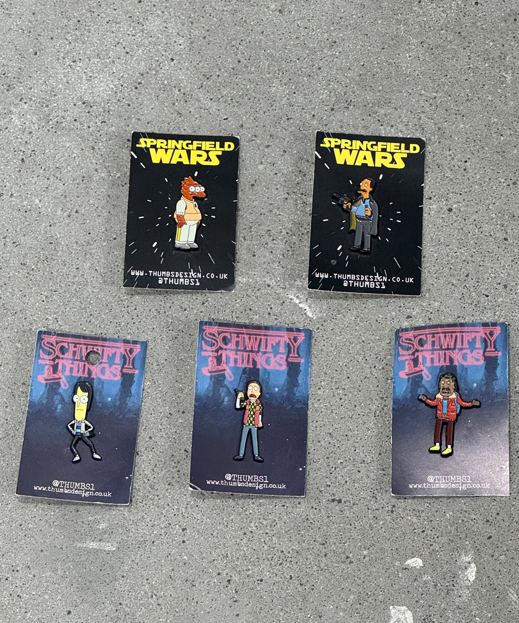 VINTAGE - PIN BADGE SET by THUMBS6 商品画像 - DB&BAR