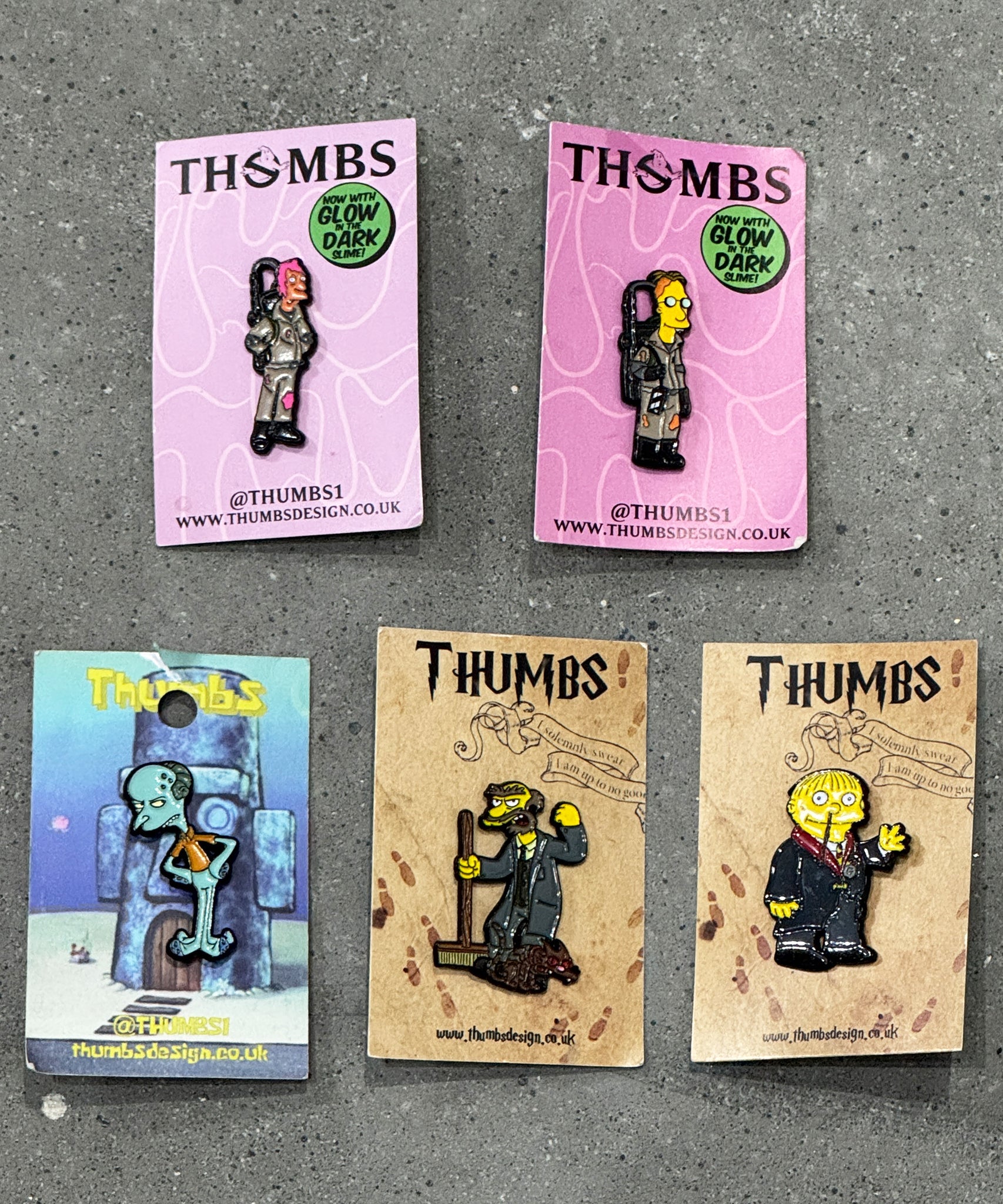 VINTAGE - PIN BADGE SET by THUMBS9 商品画像 - DB&BAR