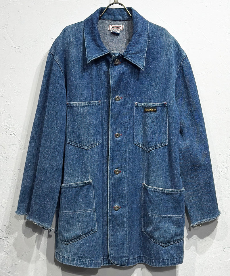 VINTAGE - PRIME CLOTHING / COTTON HEMP CHORE JACKET 商品画像 - DB&BAR