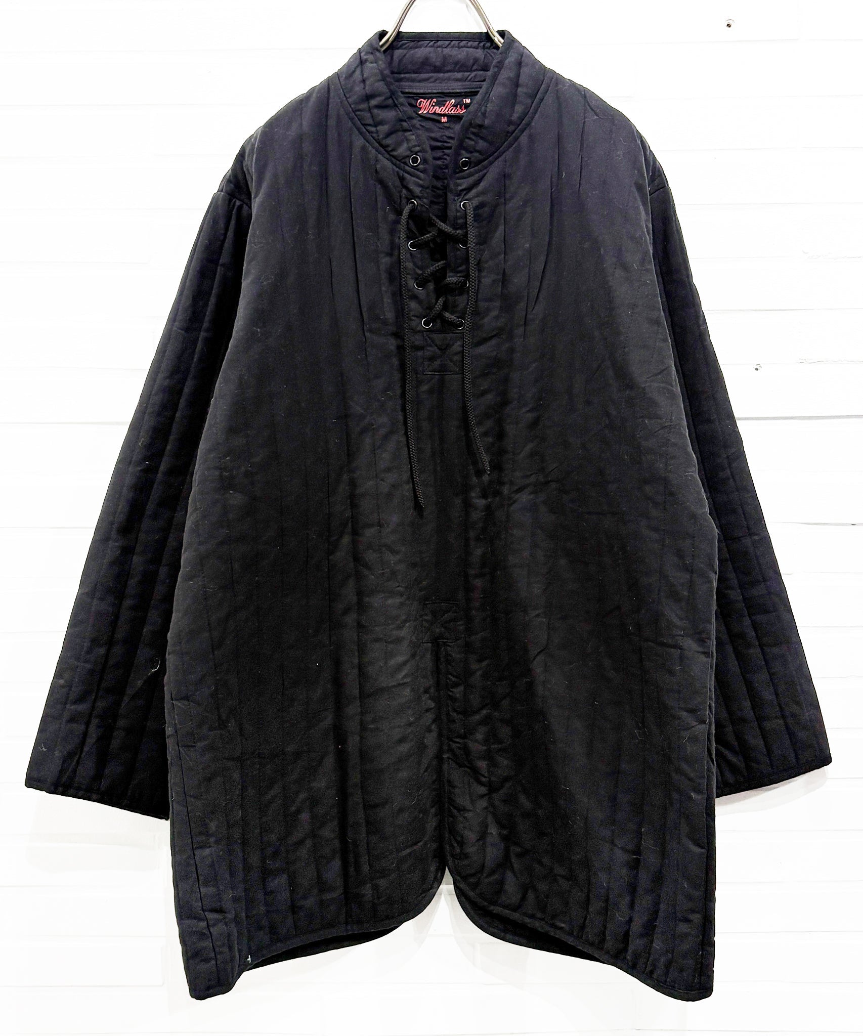 VINTAGE - QUILTED PULLOVER GAMBESON - DB&BAR