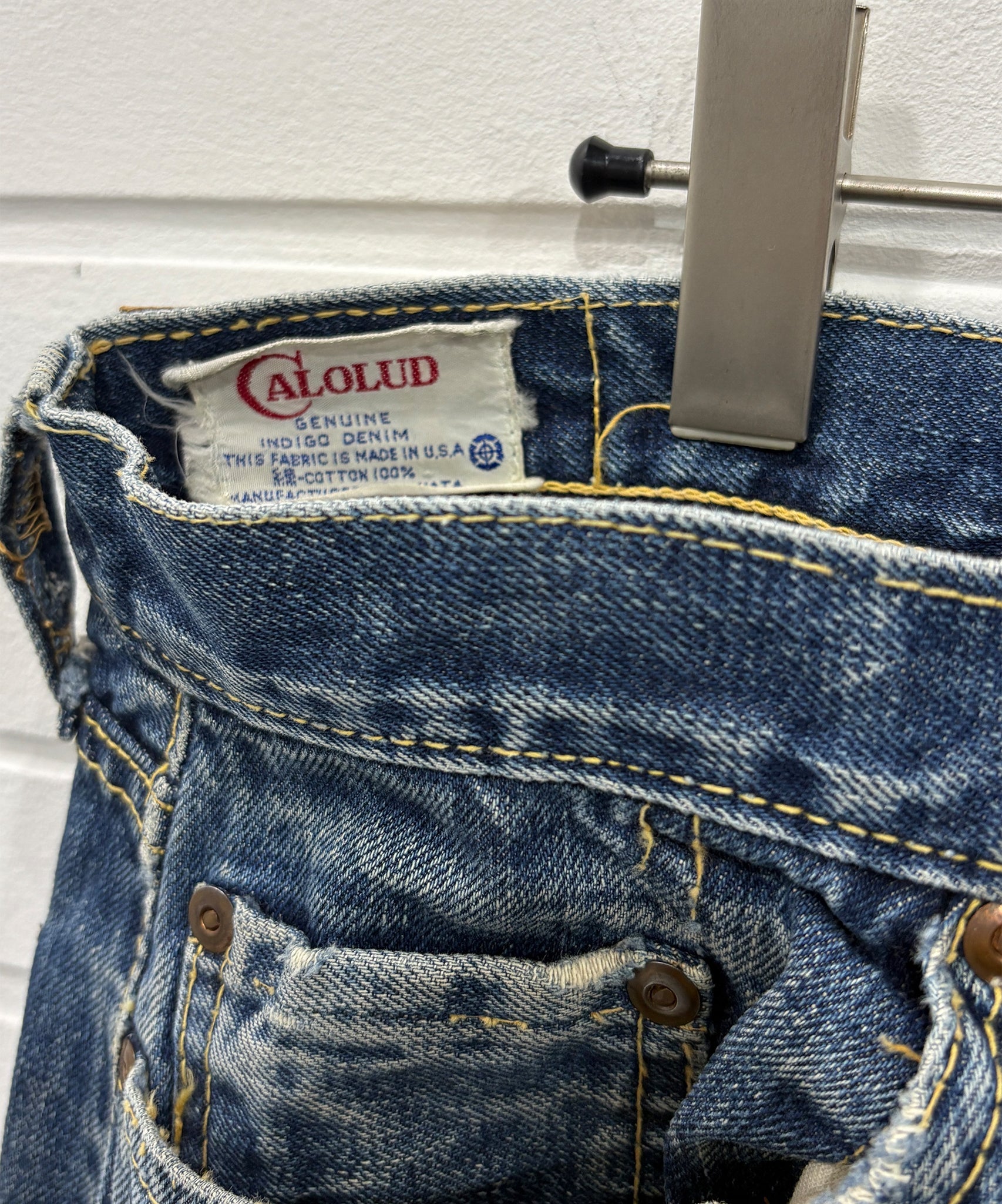 VINTAGE - USA FABRIC DENIM PANTS - DB&BAR