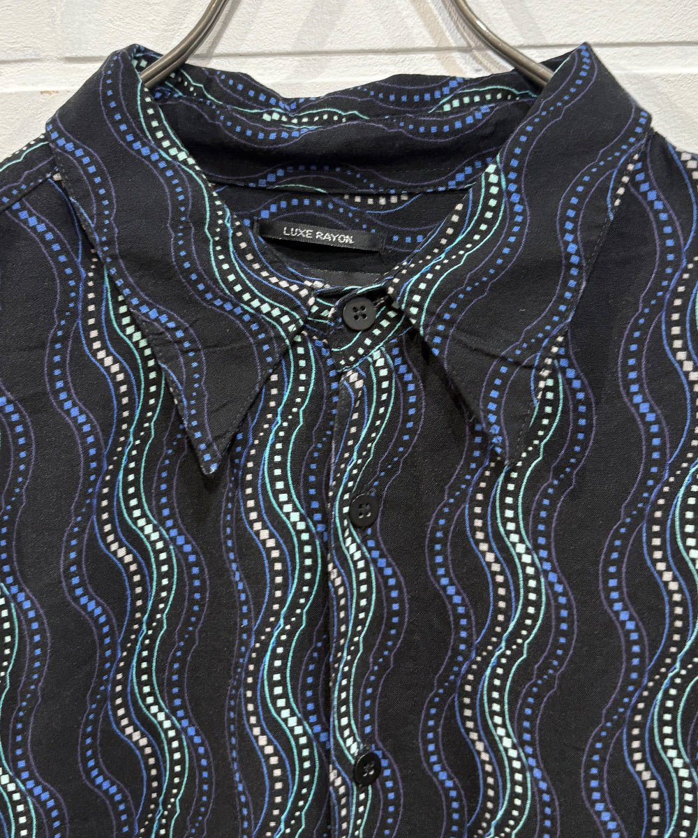 VINTAGE - WAVE PATTERN LUXE RAYON SHIRT 商品画像 - DB&BAR